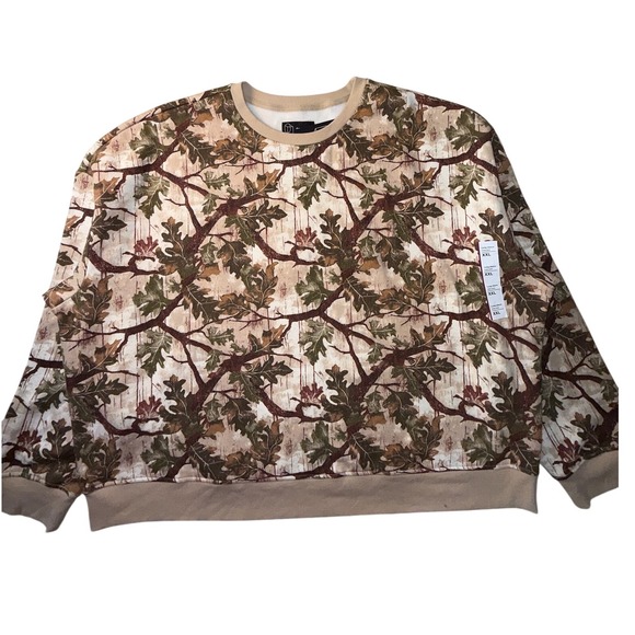 Original Use Other - Original Use Mens XXL Green Camo Oak Leaf Crew Neck Sweatshirt NWT